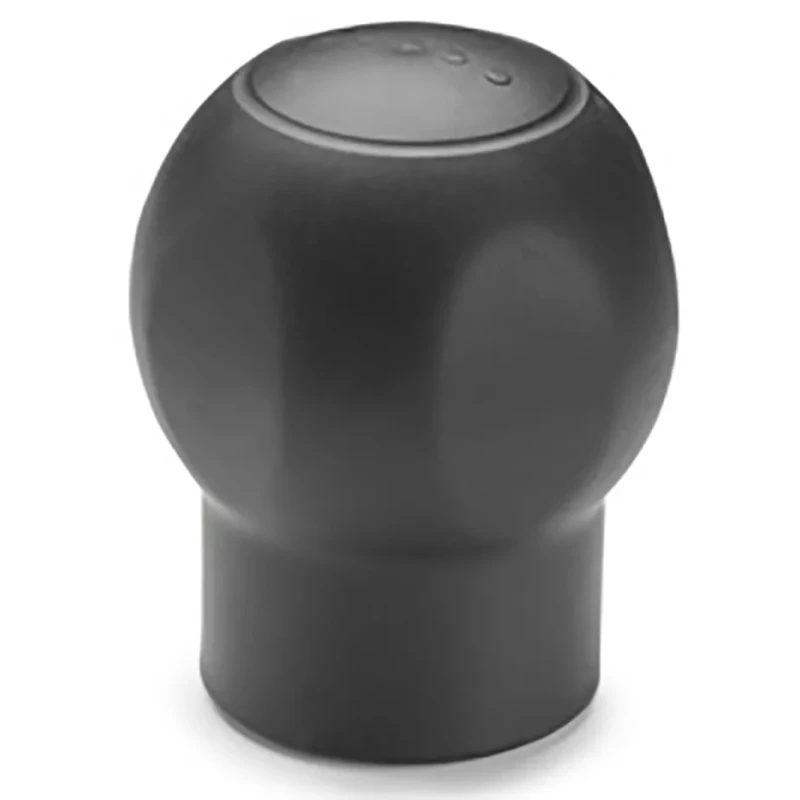 Elesa Black Two-Volume Handle Lever, Thread Size M10, Thread Length 20mm, Knob Diameter 50 mm, Brass Insert 245205-C1
