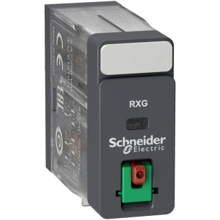Schneider Electric Power Relay with 120V AC Coil, 5A Switching Current, 2 CO Contacts, Harmony Relay RXG Series RXG21F7