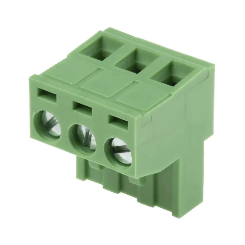 RS PRO 3-Contact Pluggable Terminal Block, 5 mm Pitch, 1 Row, 15A, 300V, Polyamide Housing 897-1168