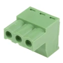 RS PRO 3-Contact Pluggable Terminal Block, 5 mm Pitch, 1 Row, 15A, 300V, Polyamide Housing 897-1168