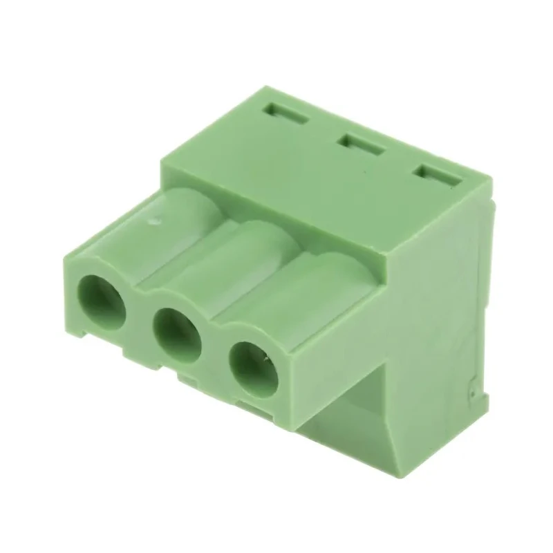 RS PRO 3-Contact Pluggable Terminal Block, 5 mm Pitch, 1 Row, 15A, 300V, Polyamide Housing 897-1168