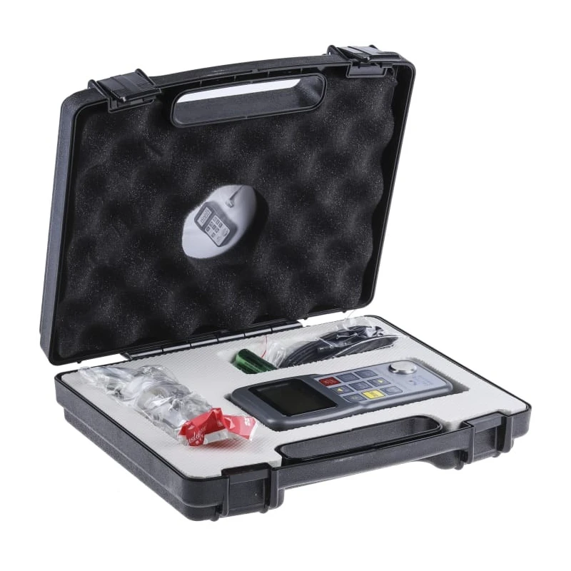 Sauter Ultrasonic Digital Thickness Meter 0.75 mm - 80 mm ±0.01% Accuracy, 0.01 mm Resolution, LCD Display TN 80-0.01US