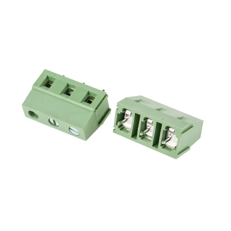 RS PRO RS PRO PCB Terminal Block, 3-Contact, 7.5 mm Pitch, 1 Row, Green, Screw Connection, 10 A, 300 V 897-0926
