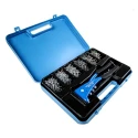 Böllhoff Galvanised Steel Aluminium Rivet Kit with Rivet Tool 3mm to 4mm Diameter 22502000501
