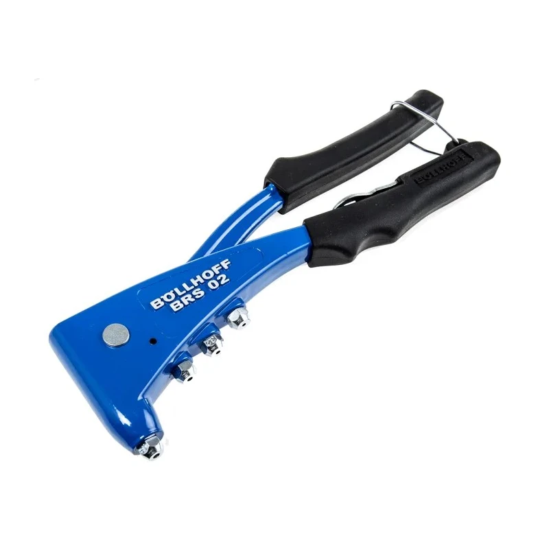 Böllhoff Galvanised Steel Aluminium Rivet Kit with Rivet Tool 3mm to 4mm Diameter 22502000501