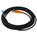 ifm electronic Sensor Actuator Cable Female 4-way M12 to Unterminated Free End, 5 m EVC002