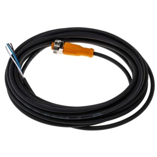ifm electronic Sensor Actuator Cable Female 4-way M12 to Unterminated Free End, 5 m EVC002