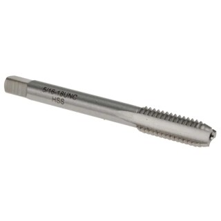 RS PRO Tap Set, 5/16 UNC Thread Straight Flute Hand Tap, ISO Standard, 8mm Shank Diameter 72mm Length 152-429