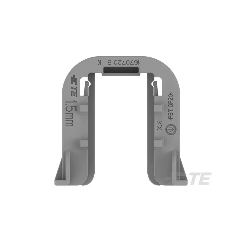 TE Connectivity Fibreglass Reinforced Polybutylene Terephthalate 8 Way Slide Lock Automotive Connector Accessory 1670720-5
