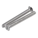 RS PRO Slot Countersunk Stainless Steel Machine Screw 50 mm M5 914-1882