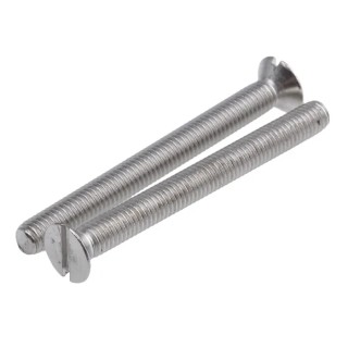 RS PRO Slot Countersunk Stainless Steel Machine Screw 50 mm M5 914-1882