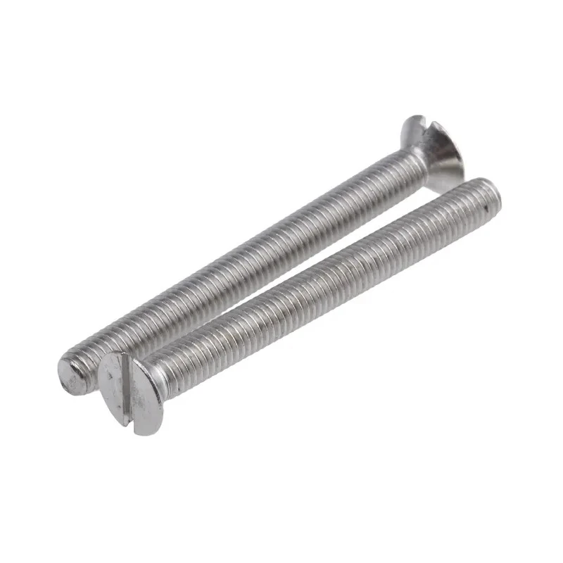 RS PRO Slot Countersunk Stainless Steel Machine Screw 50 mm M5 914-1882