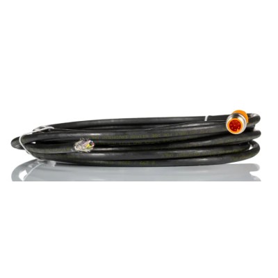 Lumberg Automation Male 8 Way Straight to Female Unterminated Sensor Actuator Cable 30V Polyurethane 49265 RSTS 8-299/5 M