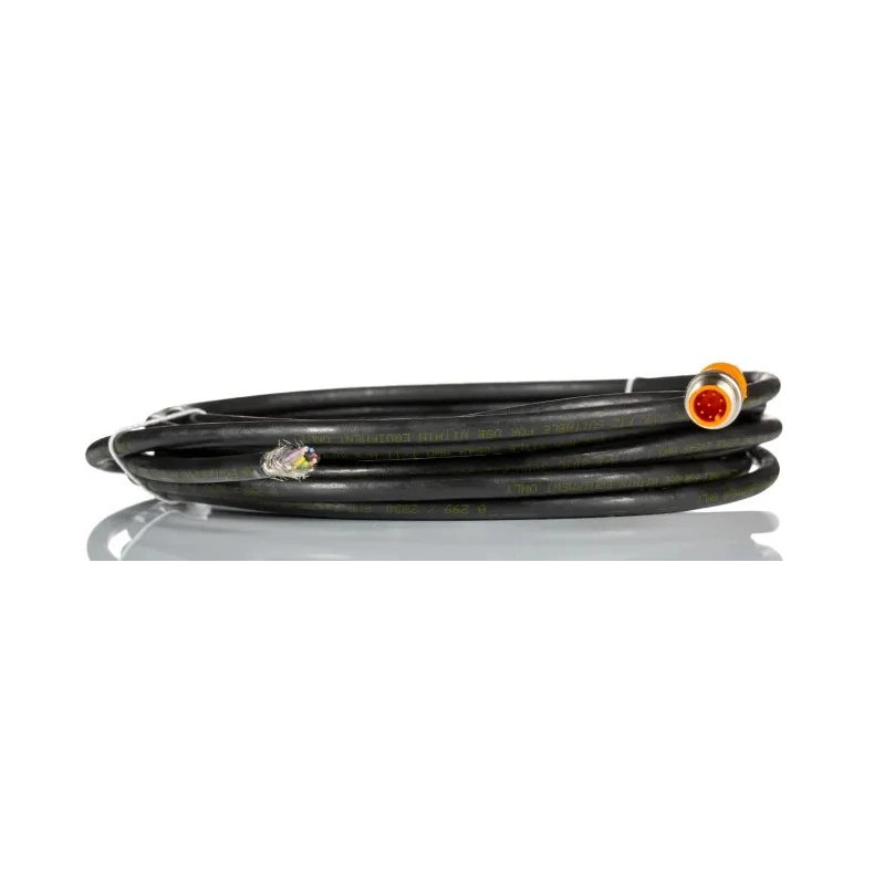 Lumberg Automation Male 8 Way Straight to Female Unterminated Sensor Actuator Cable 30V Polyurethane 49265 RSTS 8-299/5 M