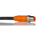 Lumberg Automation Male 8 Way Straight to Female Unterminated Sensor Actuator Cable 30V Polyurethane 49265 RSTS 8-299/5 M