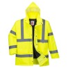 Portwest 300D Industry High Visibility Yellow Men's Hi Vis Bomber Jacket XL 918-5958