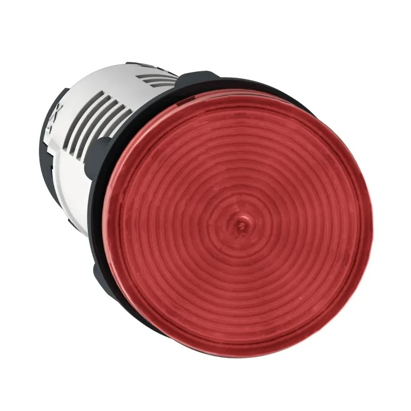 Schneider Electric Panel Mount Red LED Pilot Light Head Harmony 22 mm Cutout 24V IP65 IP20 XB7EV04BP