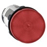 Schneider Electric Panel Mount Red LED Pilot Light Head Harmony 22 mm Cutout 24V IP65 IP20 XB7EV04BP