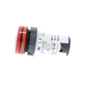 Schneider Electric Panel Mount Red LED Pilot Light Head Harmony 22 mm Cutout 24V IP65 IP20 XB7EV04BP