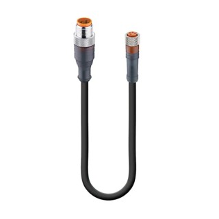Lumberg Automation Sensor Actuator Cable Male 4 way Straight to Female 4 way Straight 30V 4A 29622 RST 4-RKMV 4-225/2 M