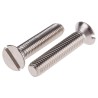 RS PRO Slot Drive Countersunk Stainless Steel Machine Screw M8 x 40mm A4 Grade DIN 963 914-1927
