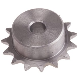 RS PRO 15 Tooth Pilot Bore Sprocket 05 B-1 Steel, 8mm Bore Diameter 183-142