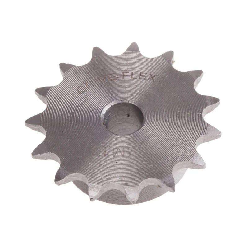 RS PRO 15 Tooth Pilot Bore Sprocket 05 B-1 Steel, 8mm Bore Diameter 183-142
