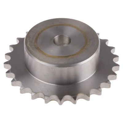 RS PRO 26 Tooth Pilot Bore Steel Sprocket 08 B-1 with 12.7mm Bore Diameter 105.36mm Pitch Diameter 40mm Width 183-883