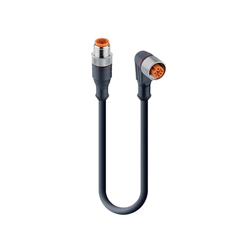 Lumberg Automation Male 4 way Straight to Female 4 way M12 Sensor Actuator Cable, 5 m 11783 RST 3-RKWT/LED A 4-3-224/5 M