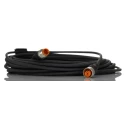 Lumberg Automation Sensor Actuator Cable Male 4 Way Straight to Female 4 Way Straight 29620 RST 4-RKT 4-225/10 M