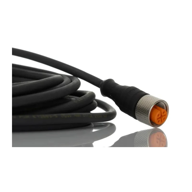 Lumberg Automation Sensor Actuator Cable Male 4 Way Straight to Female 4 Way Straight 29620 RST 4-RKT 4-225/10 M