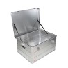 RS PRO Metal Waterproof Watertight Transit Case Aluminium 780 mm x 585 mm x 410 mm 914-4077