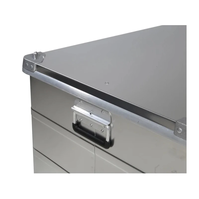 RS PRO Metal Waterproof Watertight Transit Case Aluminium 780 mm x 585 mm x 410 mm 914-4077