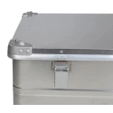 RS PRO Metal Waterproof Watertight Transit Case Aluminium 780 mm x 585 mm x 410 mm 914-4077