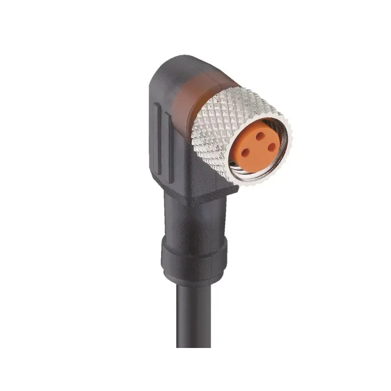 Lumberg Automation Sensor Actuator Cable Female 3 Way Right Angle Connector to Unterminated 10 14006 RKMWV/LED A 3-224/10 M