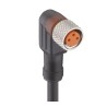 Lumberg Automation Sensor Actuator Cable Female 3 Way Right Angle Connector to Unterminated 10 14006 RKMWV/LED A 3-224/10 M