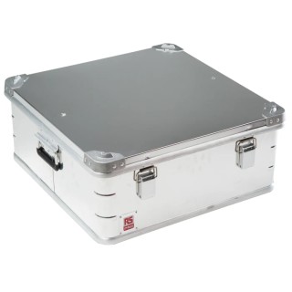 RS PRO Metal Waterproof Watertight Transit Case Aluminium Anodised Finish 580x585x250 mm 914-4115