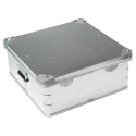 RS PRO Metal Waterproof Watertight Transit Case Aluminium Anodised Finish 580x585x250 mm 914-4115