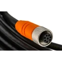 Lumberg Automation Female 8 way Straight to Female Unterminated Sensor Actuator Cable 15 m Length 30V 49275 RKTS 8-299/15 M