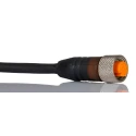 Lumberg Automation Female 12 Way Straight to Unterminated Sensor Actuator Cable, 5 m, Polyurethane 103590 RKT 12-346/5 M