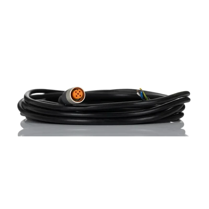 Lumberg Automation Female 5 Way Straight to Unterminated Free End Sensor Actuator Cable, 5 m, Black PVC 51488 RKT 5-289/5 M