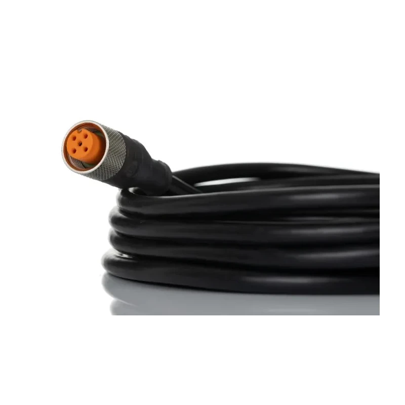 Lumberg Automation Female 5 Way Straight to Unterminated Free End Sensor Actuator Cable, 5 m, Black PVC 51488 RKT 5-289/5 M