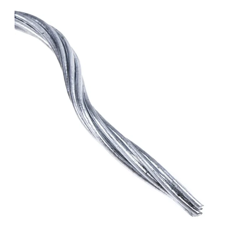 RS PRO Galvanised Steel Wire Rope 50 m Safe Working Load 85 kg Model 193-051