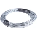 RS PRO Galvanised Steel Wire Rope 50 m Safe Working Load 85 kg Model 193-051