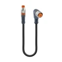 Lumberg Automation Sensor Actuator Cable Male 3-Way Straight to Female 4-Way M12, 1.5 m 13826 RSMV 3-RKWT 4-3-294/1,5 M