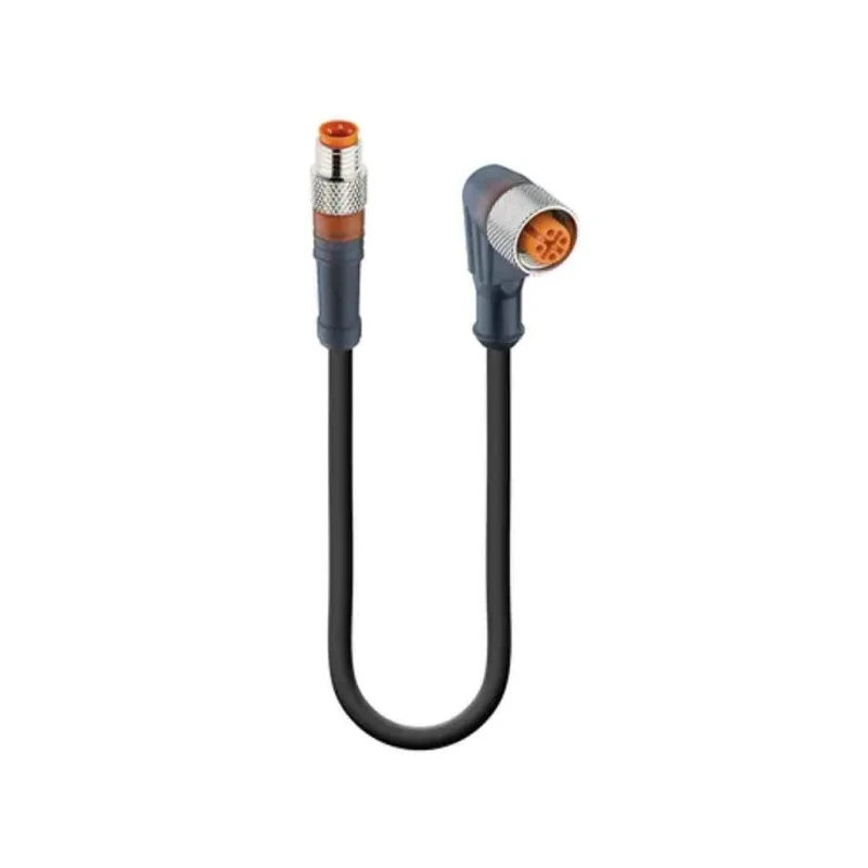 Lumberg Automation Sensor Actuator Cable Male 3-Way Straight to Female 4-Way M12, 1.5 m 13826 RSMV 3-RKWT 4-3-294/1,5 M