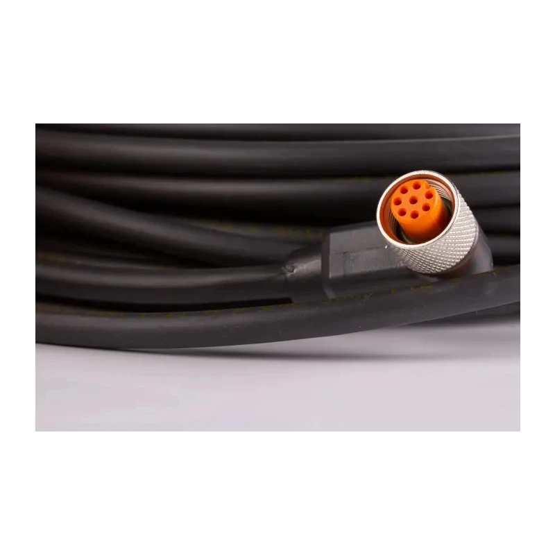 Lumberg Automation Sensor Actuator Cable Female 8 Way Right Angle to Unterminated Free End 10m 30V 934636776 RKWT 8-344/10 M