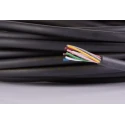 Lumberg Automation Sensor Actuator Cable Female 8 Way Right Angle to Unterminated Free End 10m 30V 934636776 RKWT 8-344/10 M