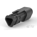 Deutsch DEUTSCH DT Automotive Connector Female Grey Black Cable 3 Way Screw Termination DT04-3P-TN82 / 2-2303813-3