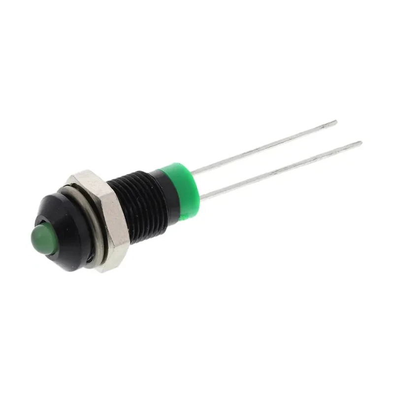 RS PRO Green Panel Mount Indicator 2V DC 20mA Lead Termination Prominent Bezel 208-835